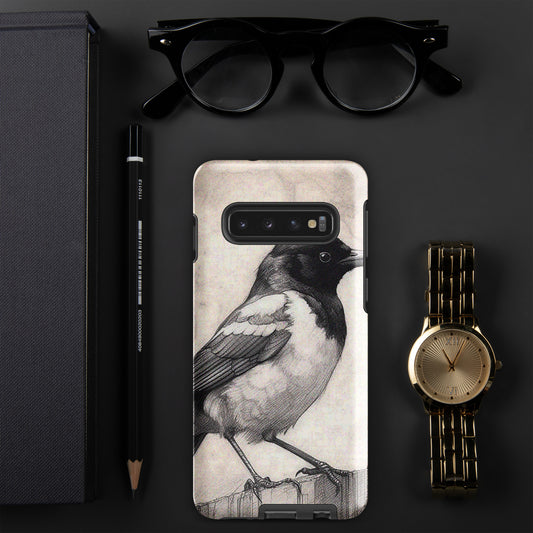 Magpie Bird Art Tough case for Samsung®